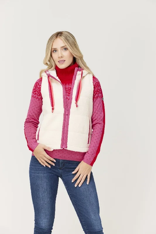 Krimson Klover Bella Hoody Womens Vest Hoodie with Thumb Holes Functional Cozy