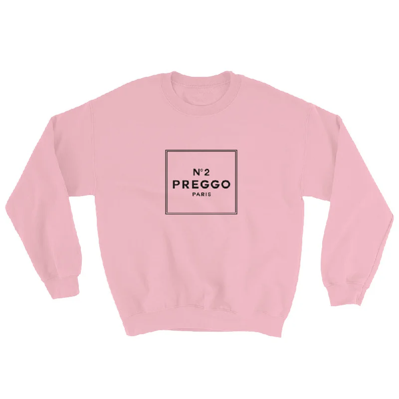 Preggo No.2 Sweatshirt Hoodie with Full-Zip Functional Layering