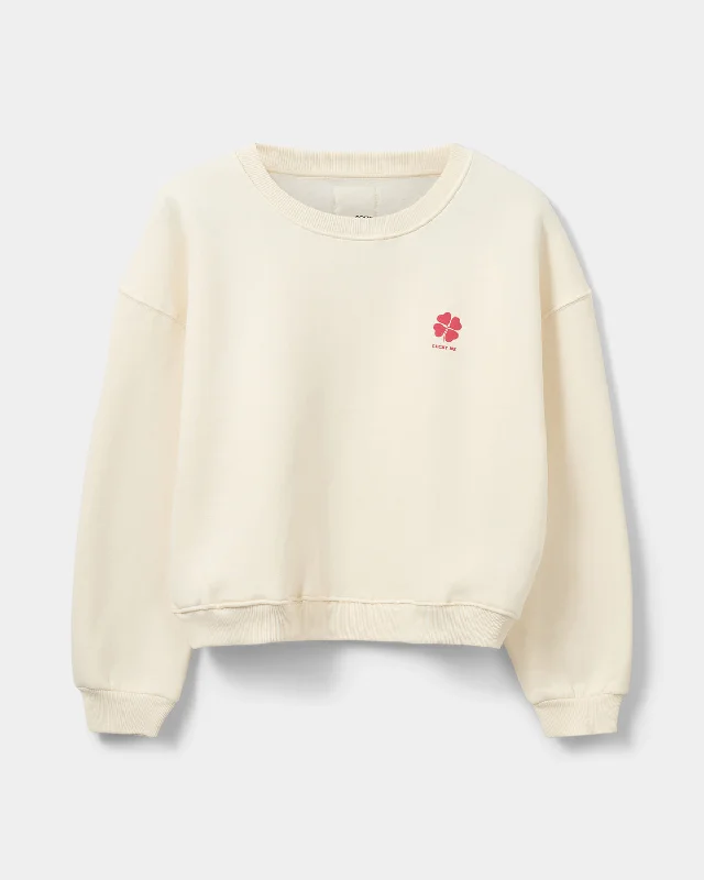 ELISW SWEATSHIRT - Off White Hoodie with Full-Zip Functional Layering