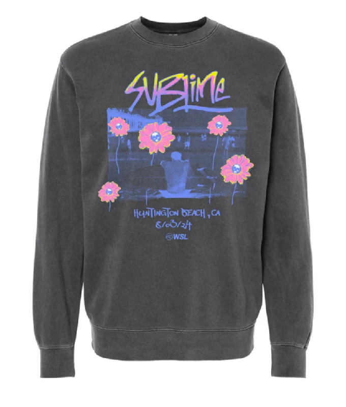 Sublime Think Crewneck Hoodie Hoodie with Mesh Breathable Sporty