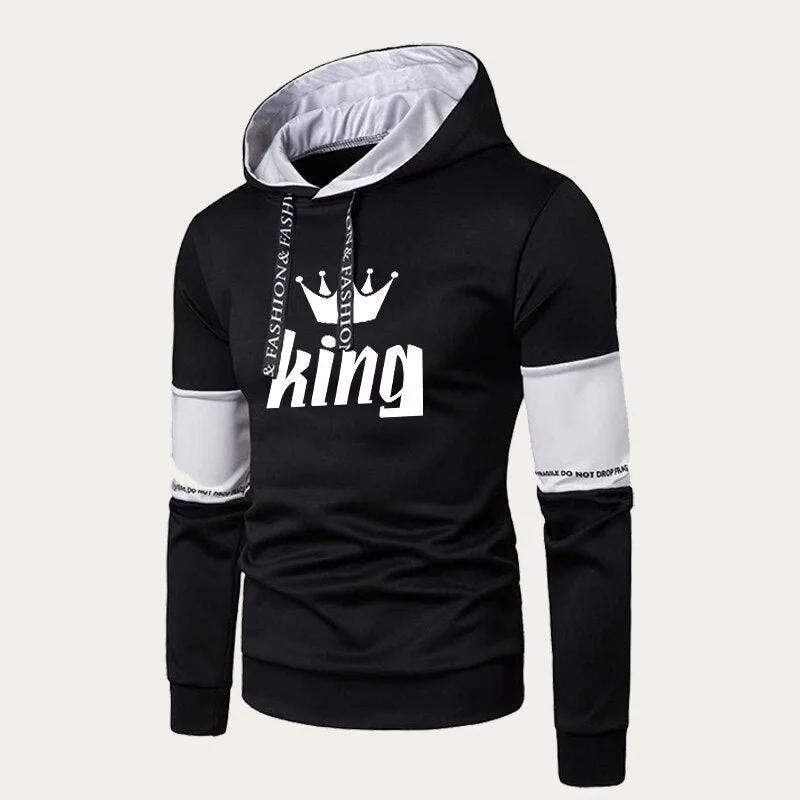 King Hoodie Black