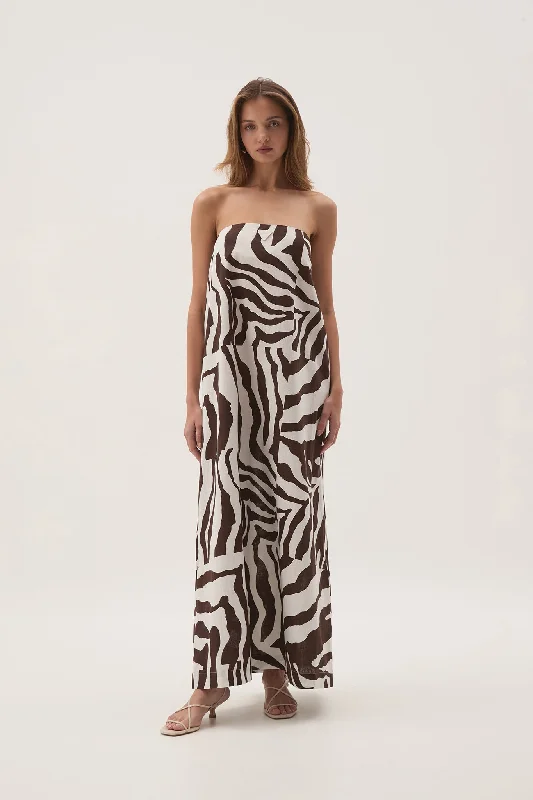 Airlie Strapless Maxi Dress Trendy A-Line Maxi Dress