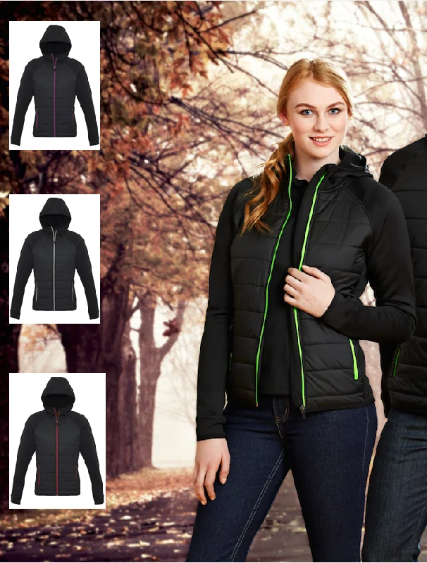 J515L BizCollection  Womens Stealth Tech Hoodies Hoodie with Applique Textured Unique