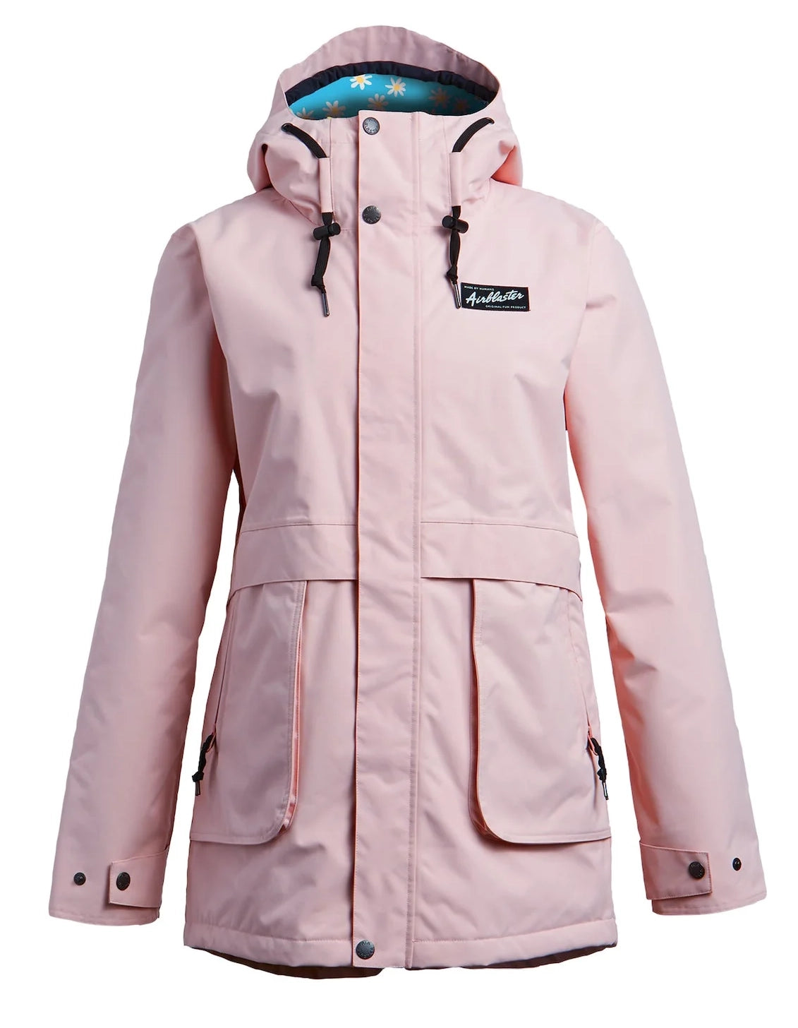 Airblaster Nicolette Jacket Womens 2024 Blush Daisy Nylon Jacket Polyester Jacket Spandex Jacket