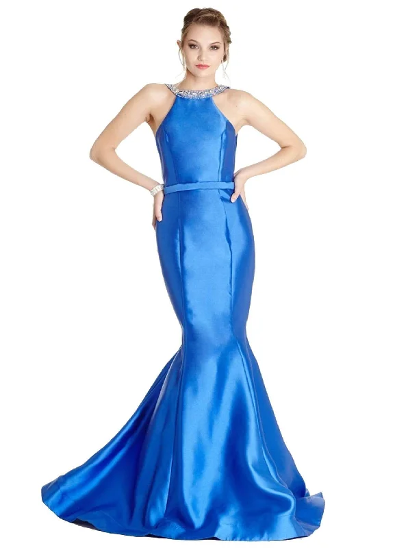 Aspeed Design - Dazzling Halter Neck Affordable Prom Dress
