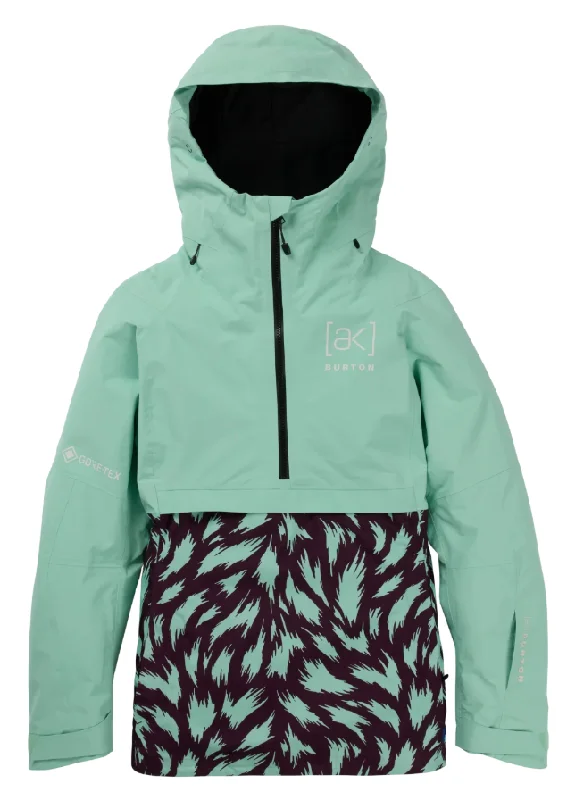 Burton Womens AK Gore Kimmy 2L Anorak Jacket 2025 Welt Pockets Slit Pockets Flap Pockets Burton Womens AK Gore Kimmy 2L Anorak Jacket 2025 Welt Pockets Slit Pockets Flap Pockets
