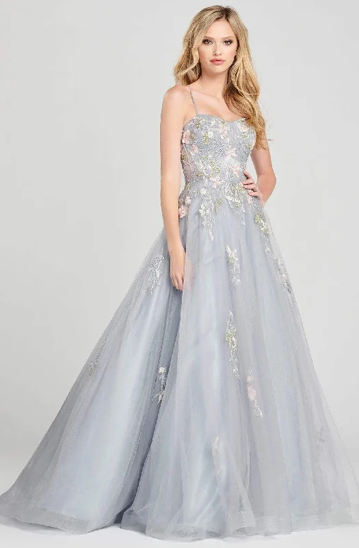 Colette for Mon Cheri - CL12038 Embroidered Mesh A-Line Dress