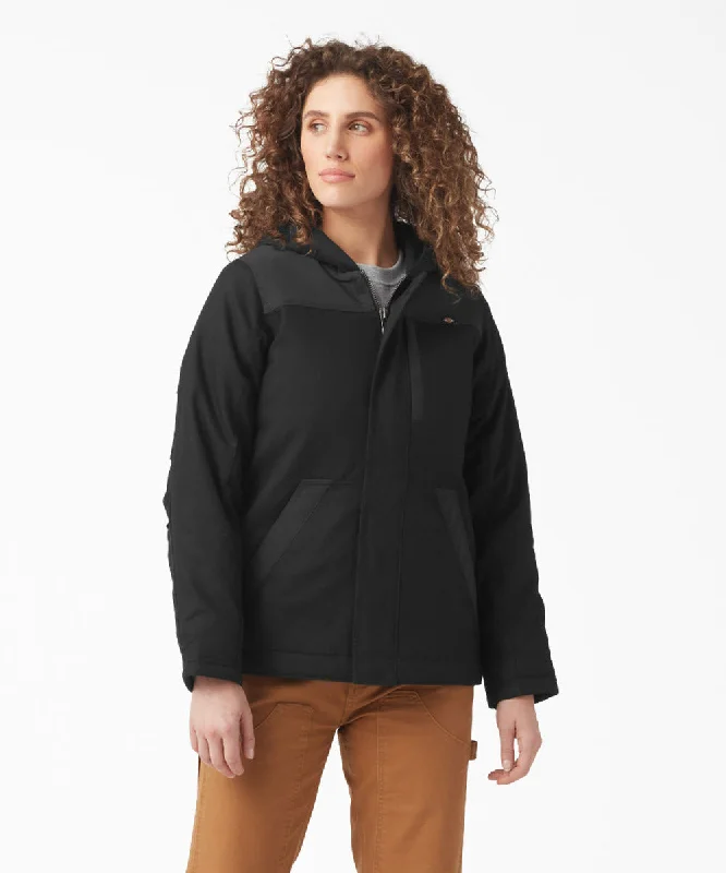 Dickies Women's Duratech Renegade Jacket - Black Tailored Jacket Straight Jacket A-Line Jacket