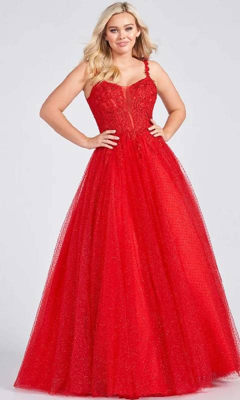 Ellie Wilde EW122049 - Scoop Glitter Prom Ballgown