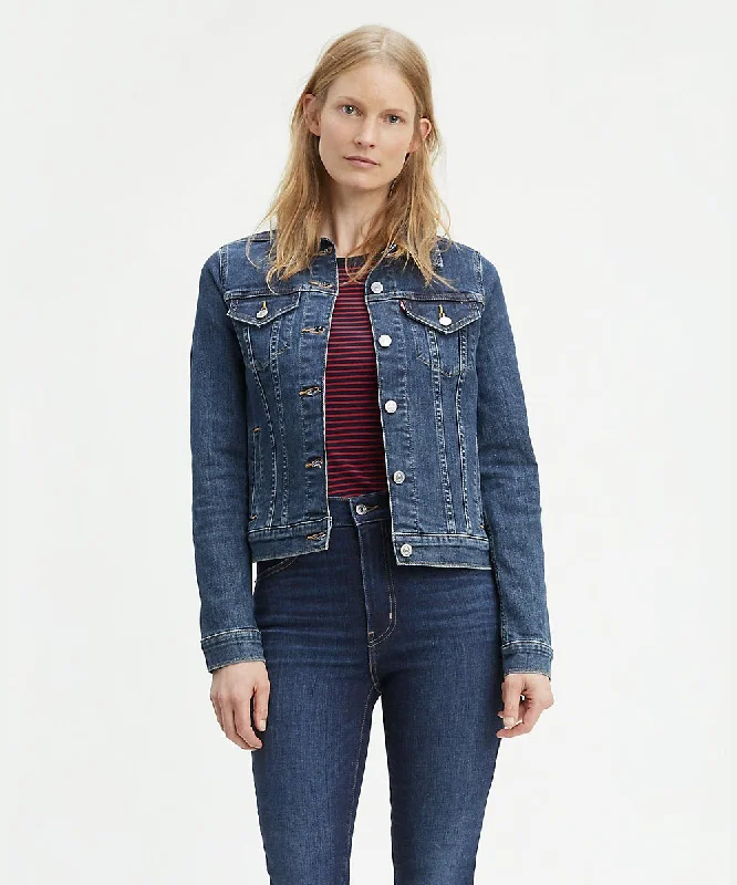 Levi's Women's Original Trucker Jacket - Sweet Jane Denim Jacket Leather Jacket Suede Jacket