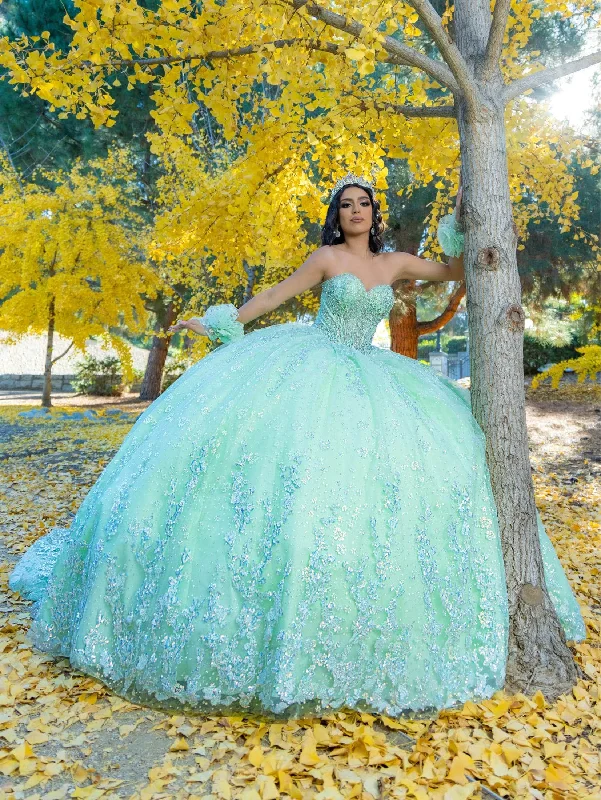 Lizluo Quince 26094 - Fitted Sweetheart Neck Ballgown