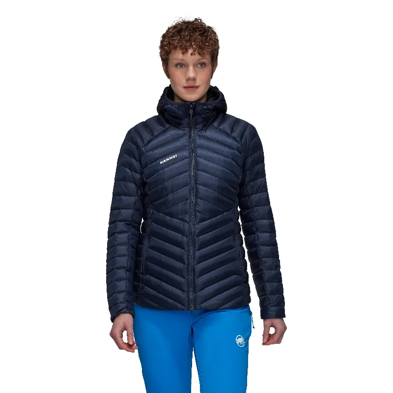 Mammut Women's Broad Peak IN Hooded Jacket Tiered Jacket Buttoned Jacket Zippered Jacket