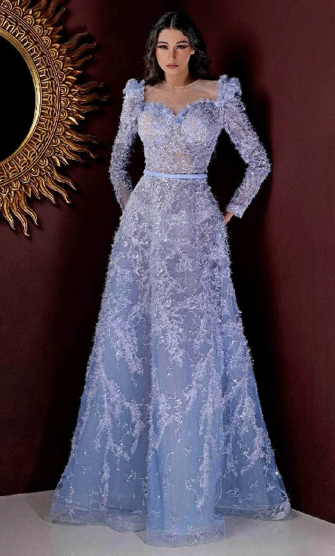 MNM Couture K3974 - Beaded Lace Evening Gown