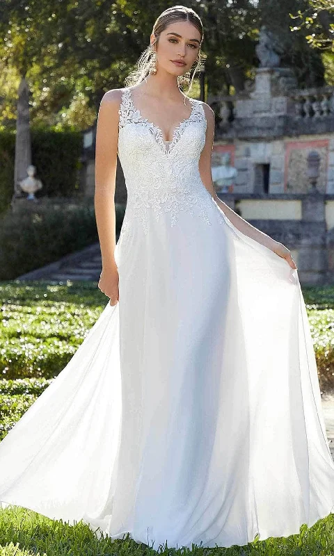 Mori Lee Bridal 6977 - Cutout Back Bridal Gown