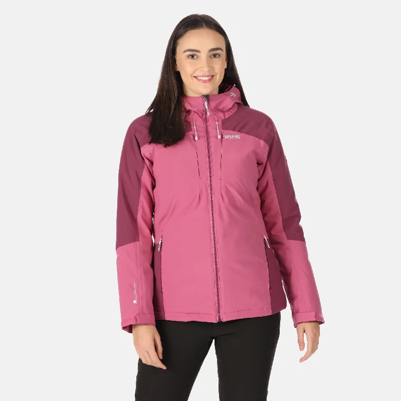 Regatta Ladies Highton Padded Jacket -VIOLET Chenille Fabric Brocade Fabric Lace Fabric