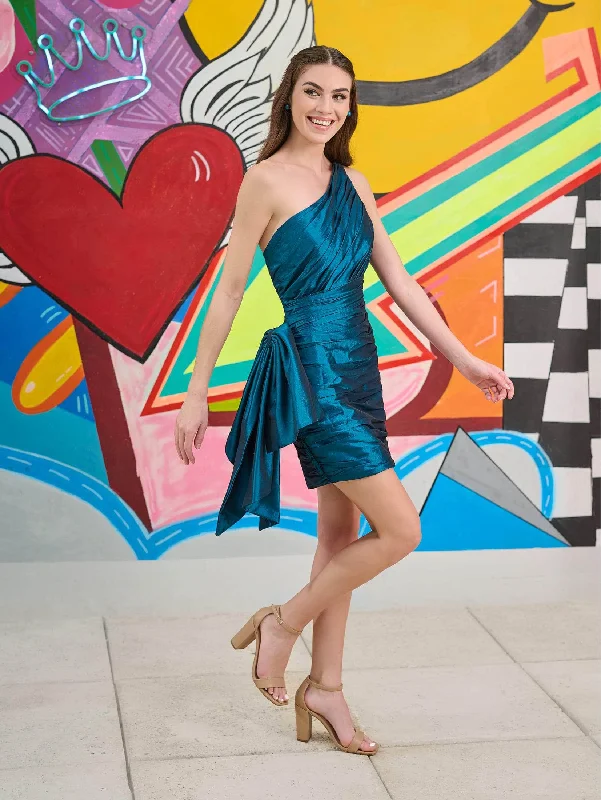 Tiffany Homecoming 27413 - Ruched Sheath Cocktail Dress