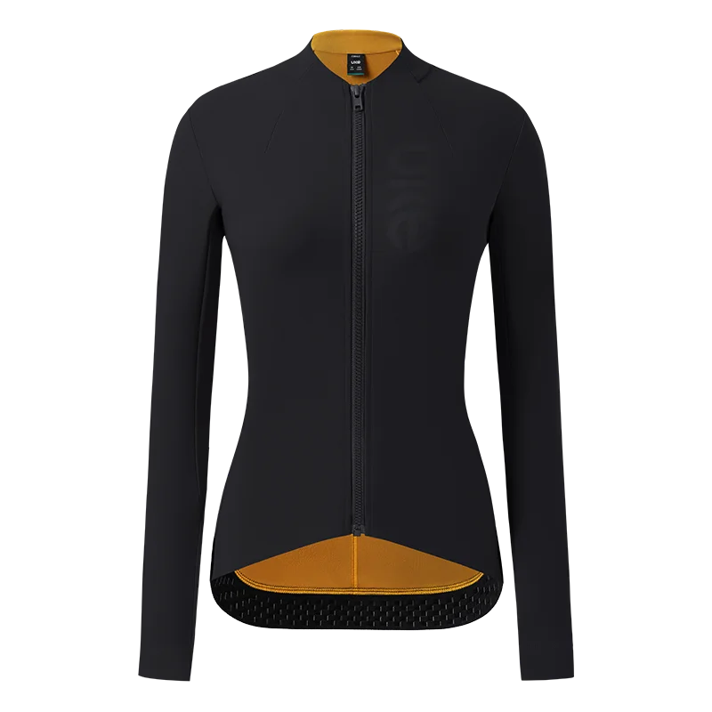 Women's Thermal Cycling Jacket SI-1 Fuguang-Black Front Pockets Side Pockets Patch Pockets Women's Thermal Cycling Jacket SI-1 Fuguang-Black Front Pockets Side Pockets Patch Pockets