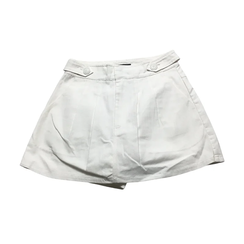 Skort By Minkpink In White, Size: S leather skirt bold