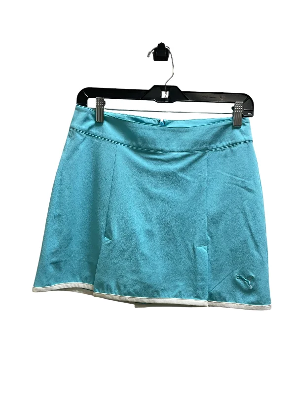 Skort By Puma In Blue, Size: 0 low waist skirt