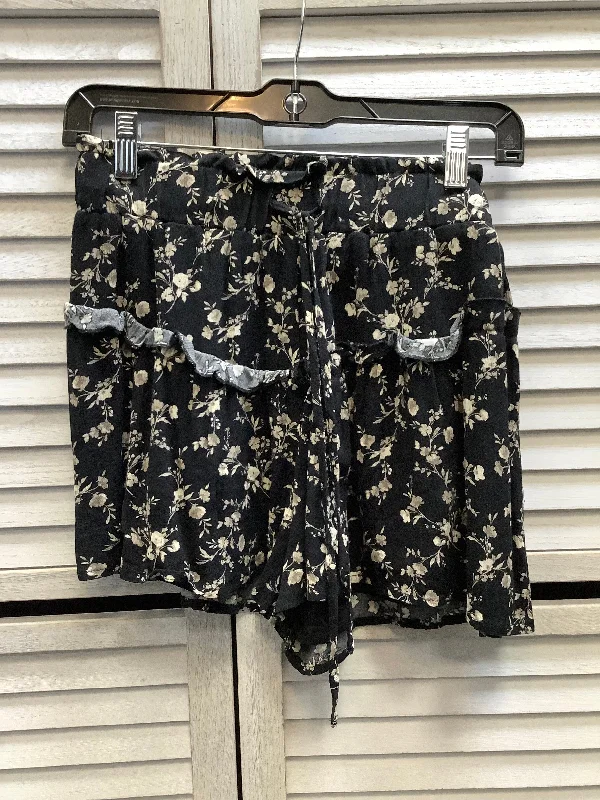 Skort By Versona In Floral Print, Size: S corduroy skirt cozy